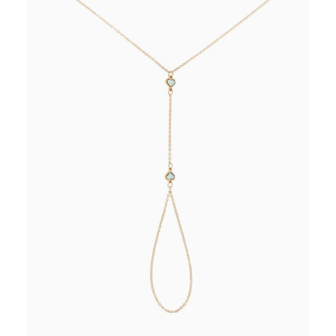 Bracelet Femme Les Interchangeables A59229 - Chaine De Main Coeur