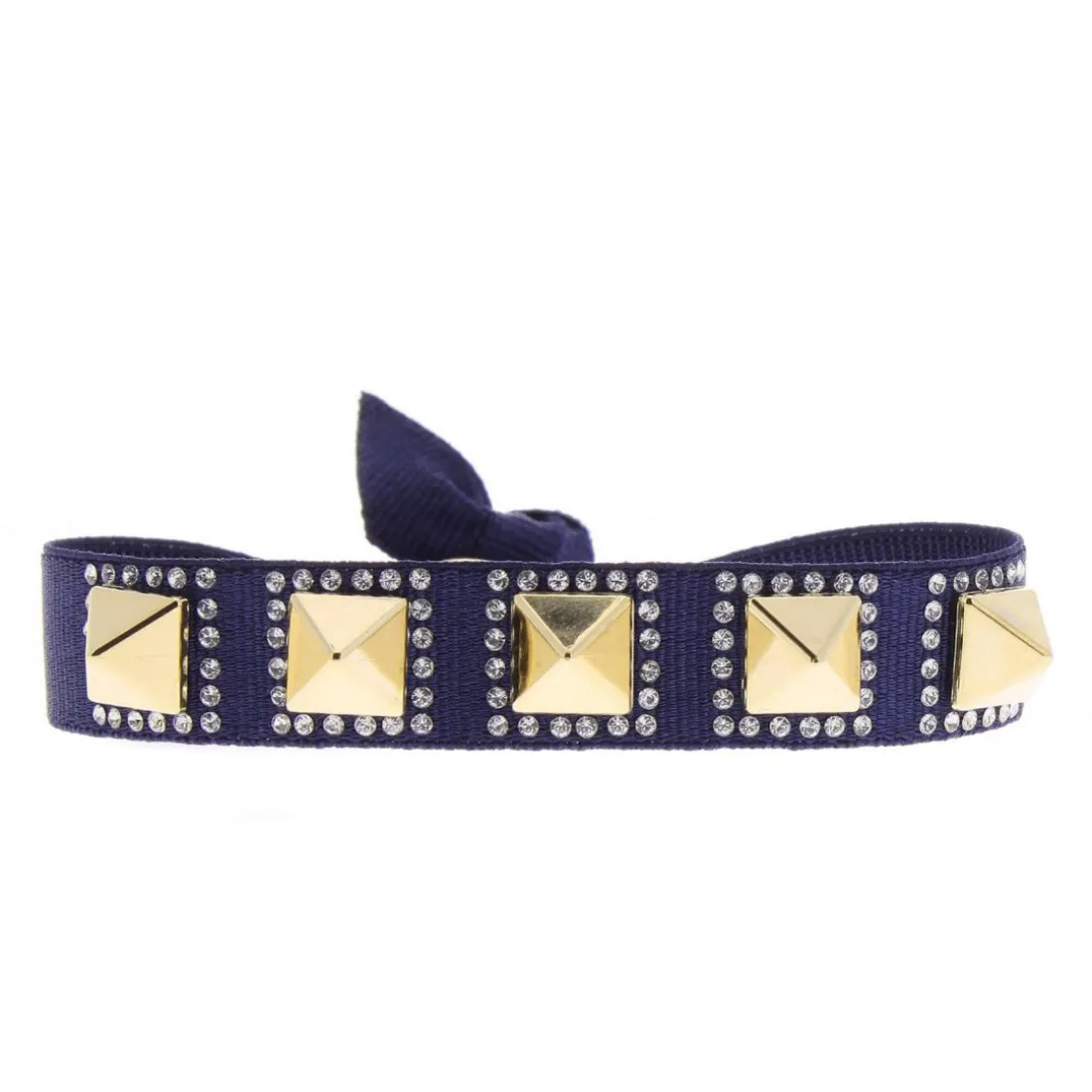 Bracelet Femme Les Interchangeables - Bracelet Pyramide 8 Bleu