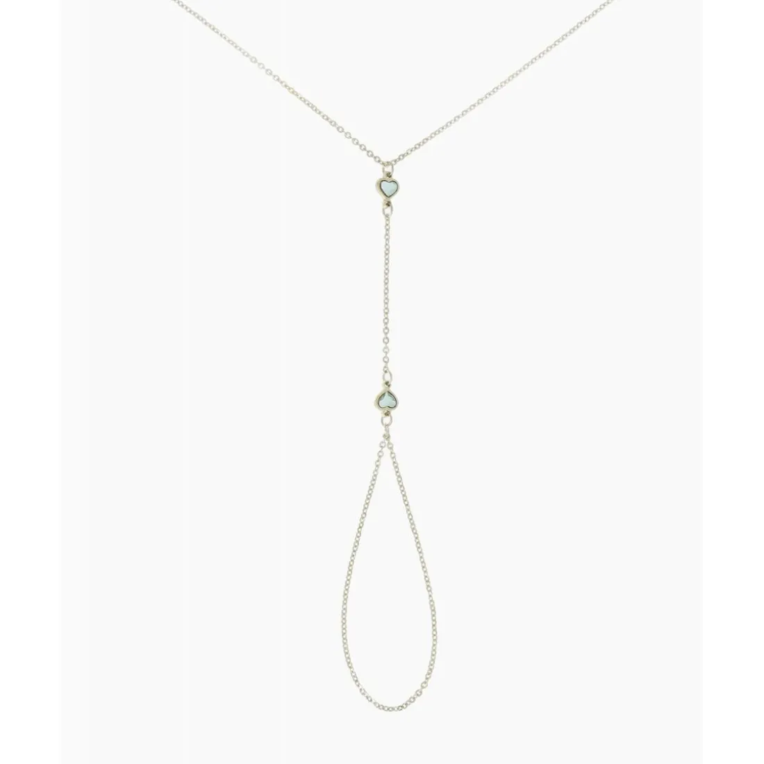 Bracelet Femme Les Interchangeables - Chaine De Main Coeur