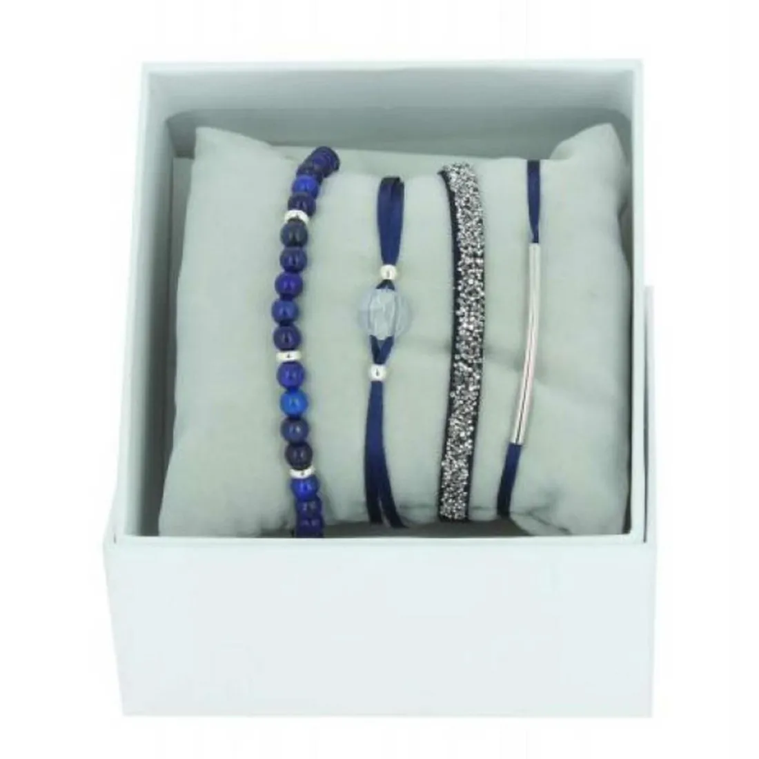 Bracelet Femme Les Interchangeables - A56391 Strass Box Fabric 4