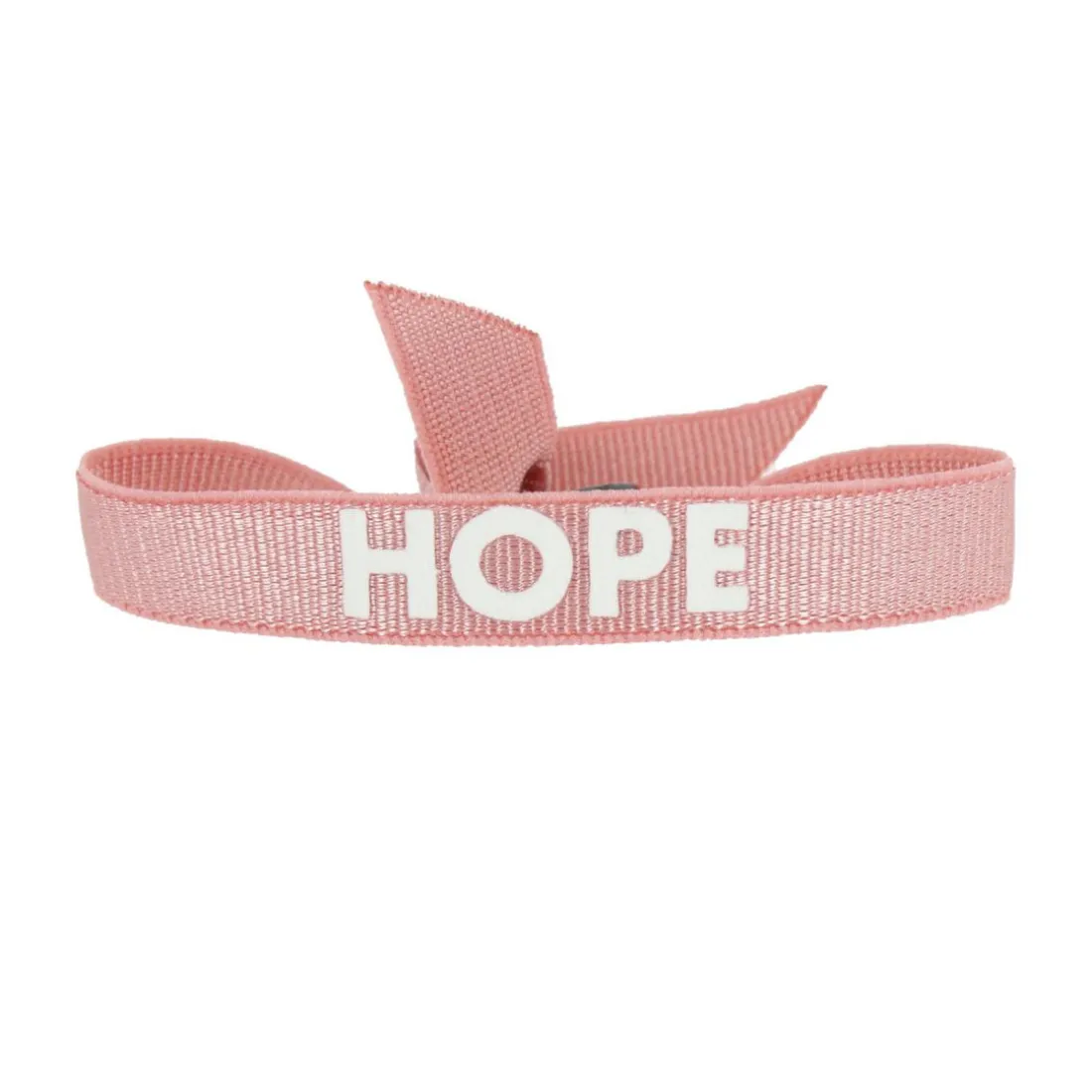 Bracelet Femme Les Interchangeables - A85900 Bracelet Message Hope Rose et Blanc