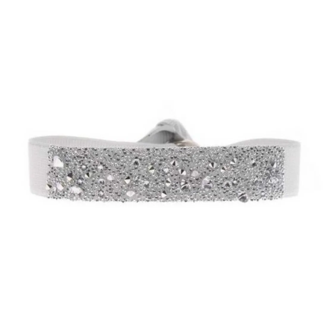 Bracelet Femme Les Interchangeables - BRACELET CRISTAL MEDLEY BLANC GRIS