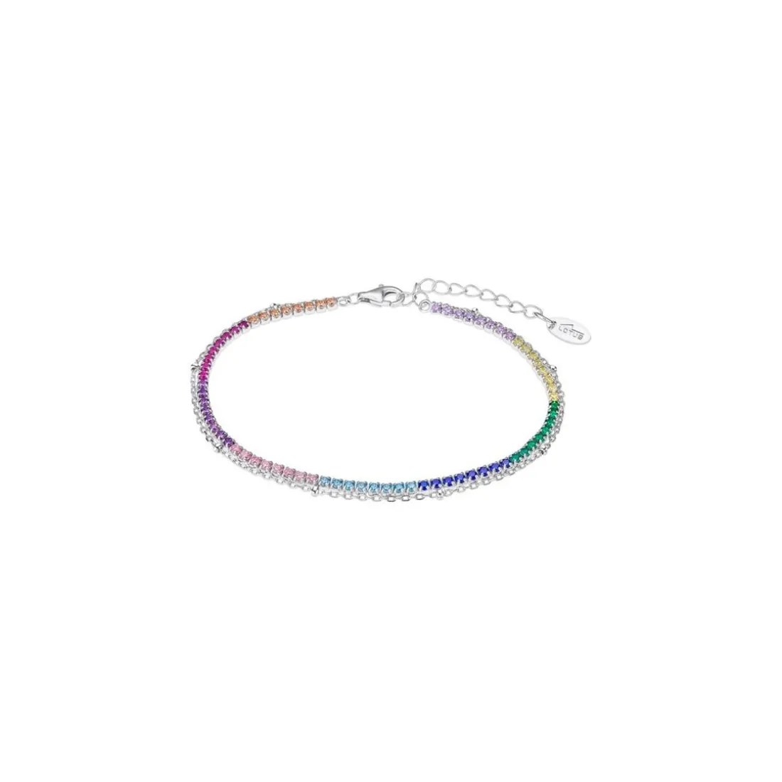 Bracelet Femme Lotus Silver - LP3181-2-4 Argent Multicolore