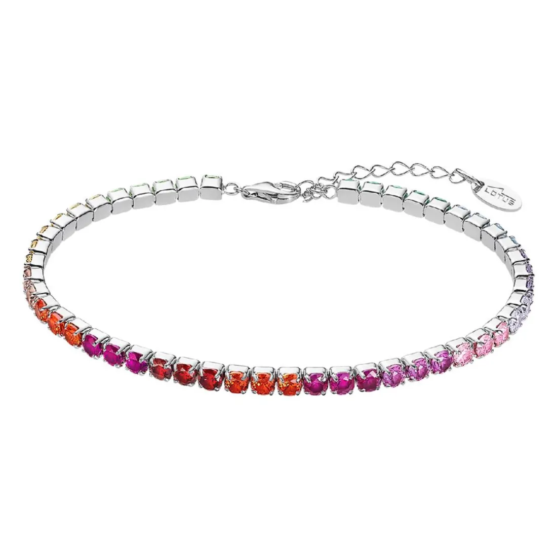 Bracelet Femme Lotus Silver Rainbow LP3452-2-3 Multicolore Argent