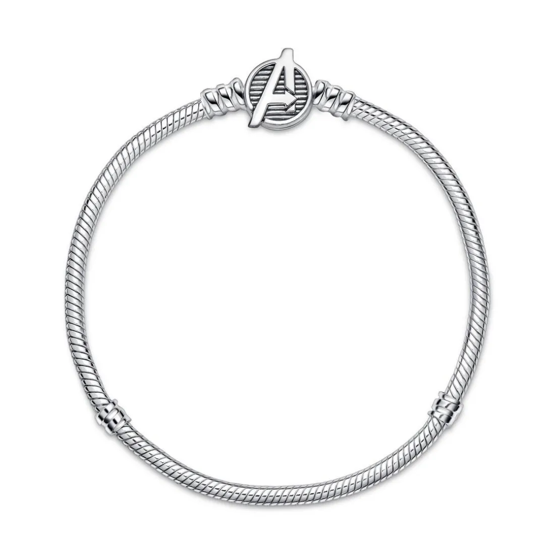 Bracelet Femme Marvel x Pandora maille serpent & fermoir logo The Avengers
