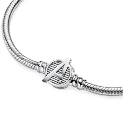 Bracelet Femme Marvel x Pandora maille serpent & fermoir logo The Avengers