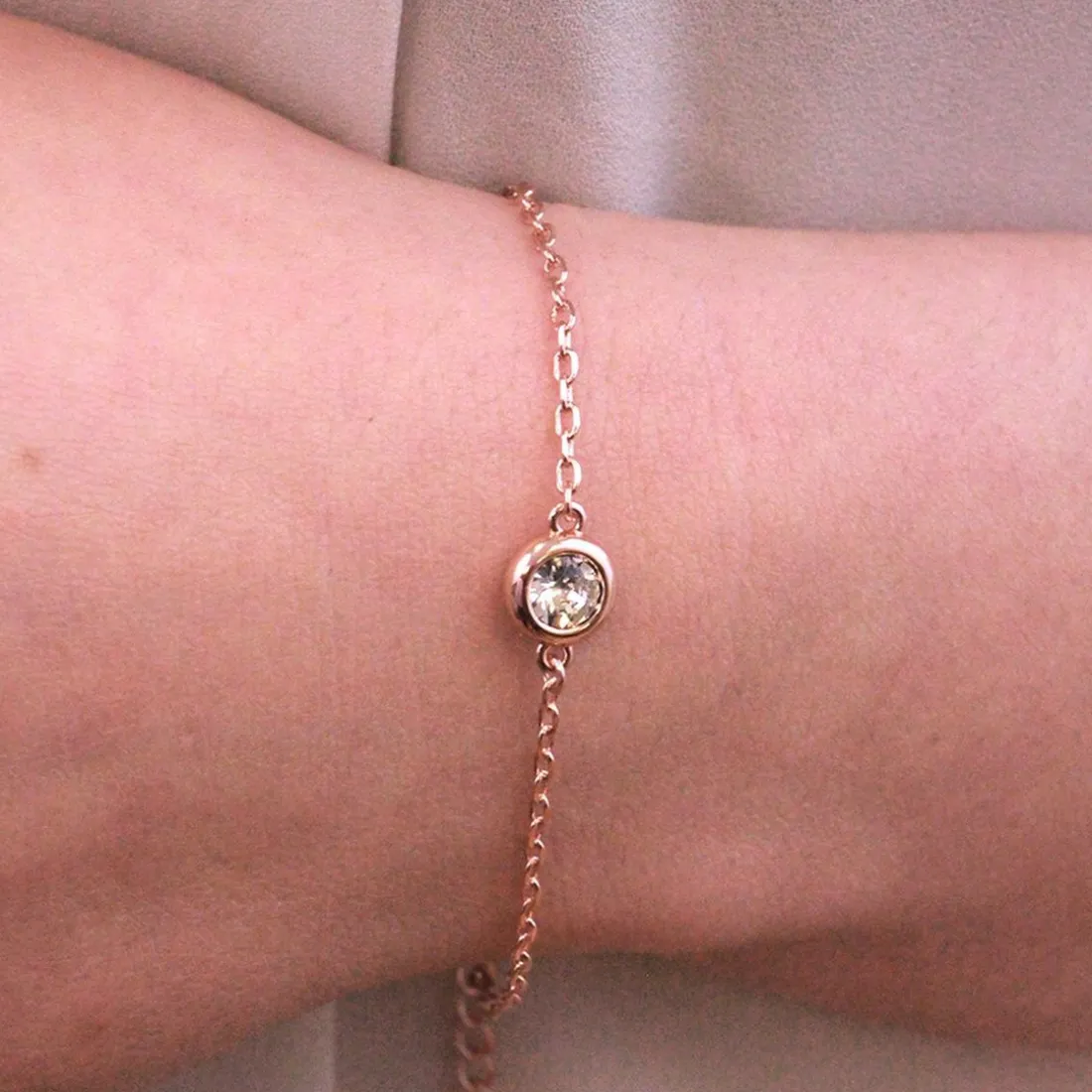 Bracelet Femme MYC-Paris - DB0005-RG-04 Laiton Doré rose
