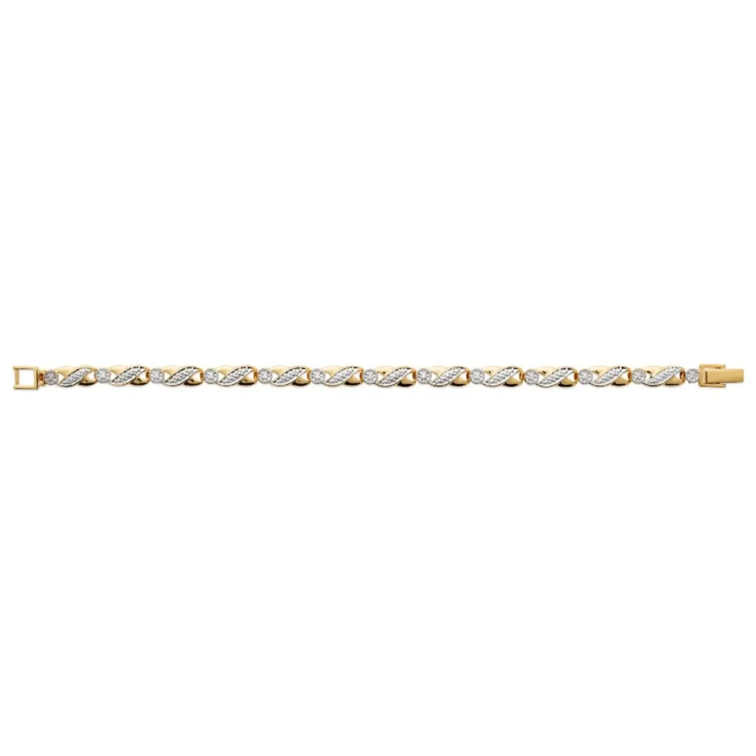 Bracelet femme oxyde de zirconium plaqué or Maison de la Bijouterie UW0W0VZU