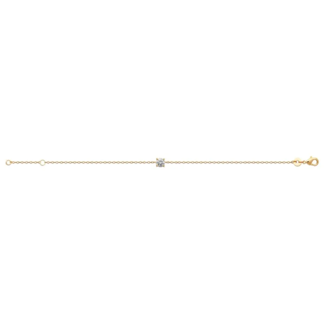 Bracelet femme oxyde de zirconium plaqué or Maison de la Bijouterie UW3005ZV
