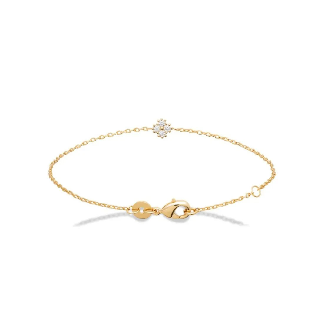 Bracelet femme oxyde de zirconium plaqué or Maison de la Bijouterie UW3WW0ZV
