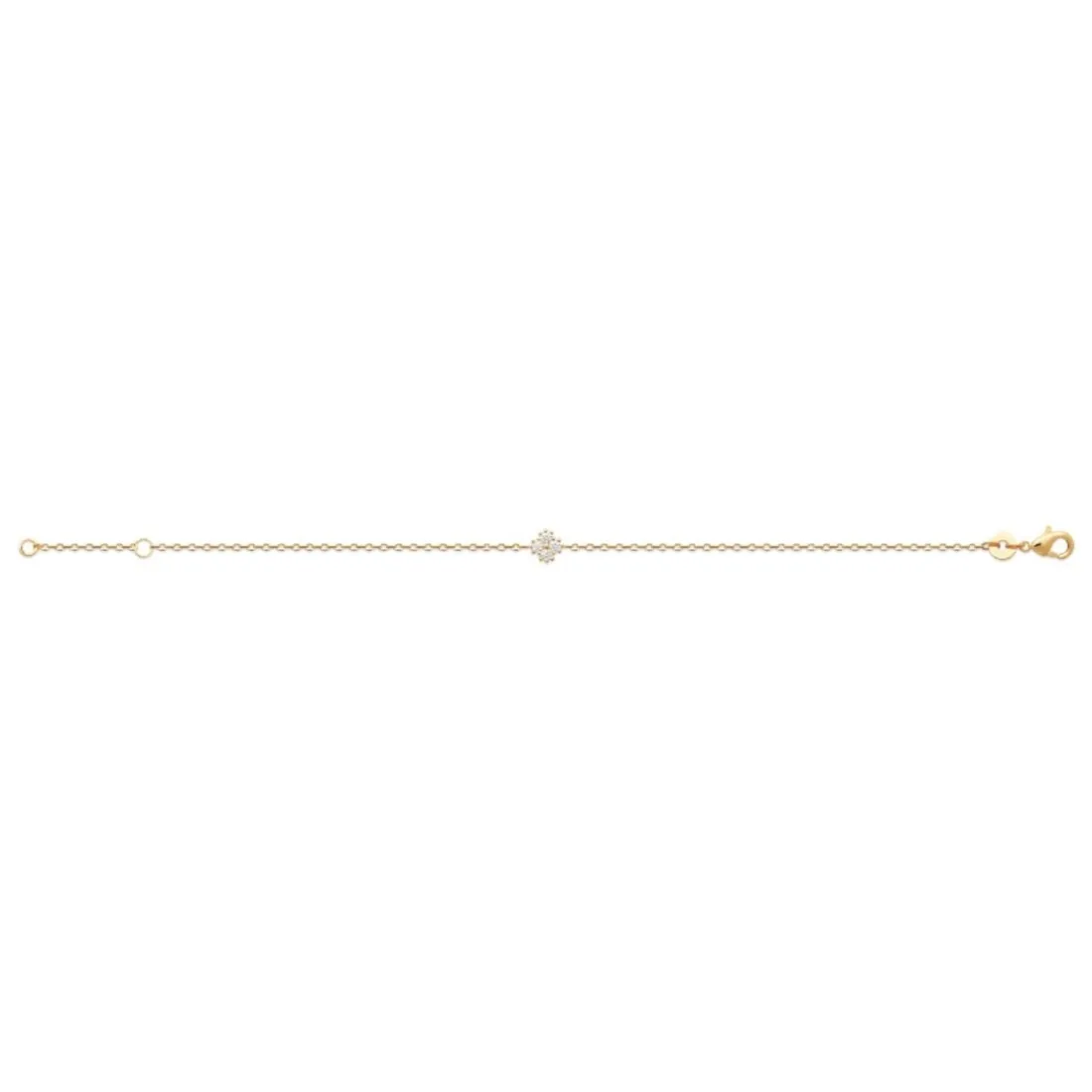 Bracelet femme oxyde de zirconium plaqué or Maison de la Bijouterie UW3WW0ZV