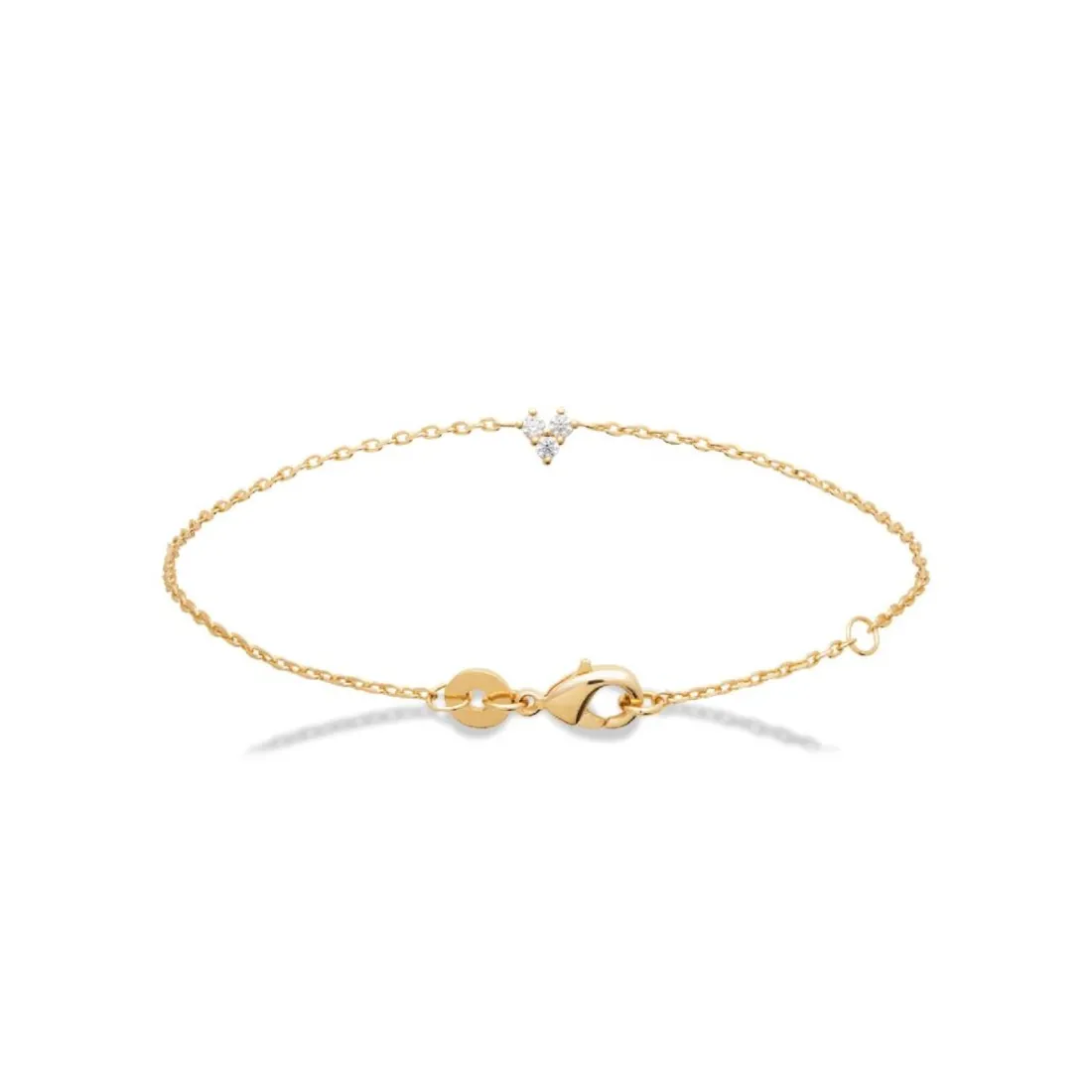 Bracelet femme oxyde de zirconium plaqué or Maison de la Bijouterie UW3W6WZV