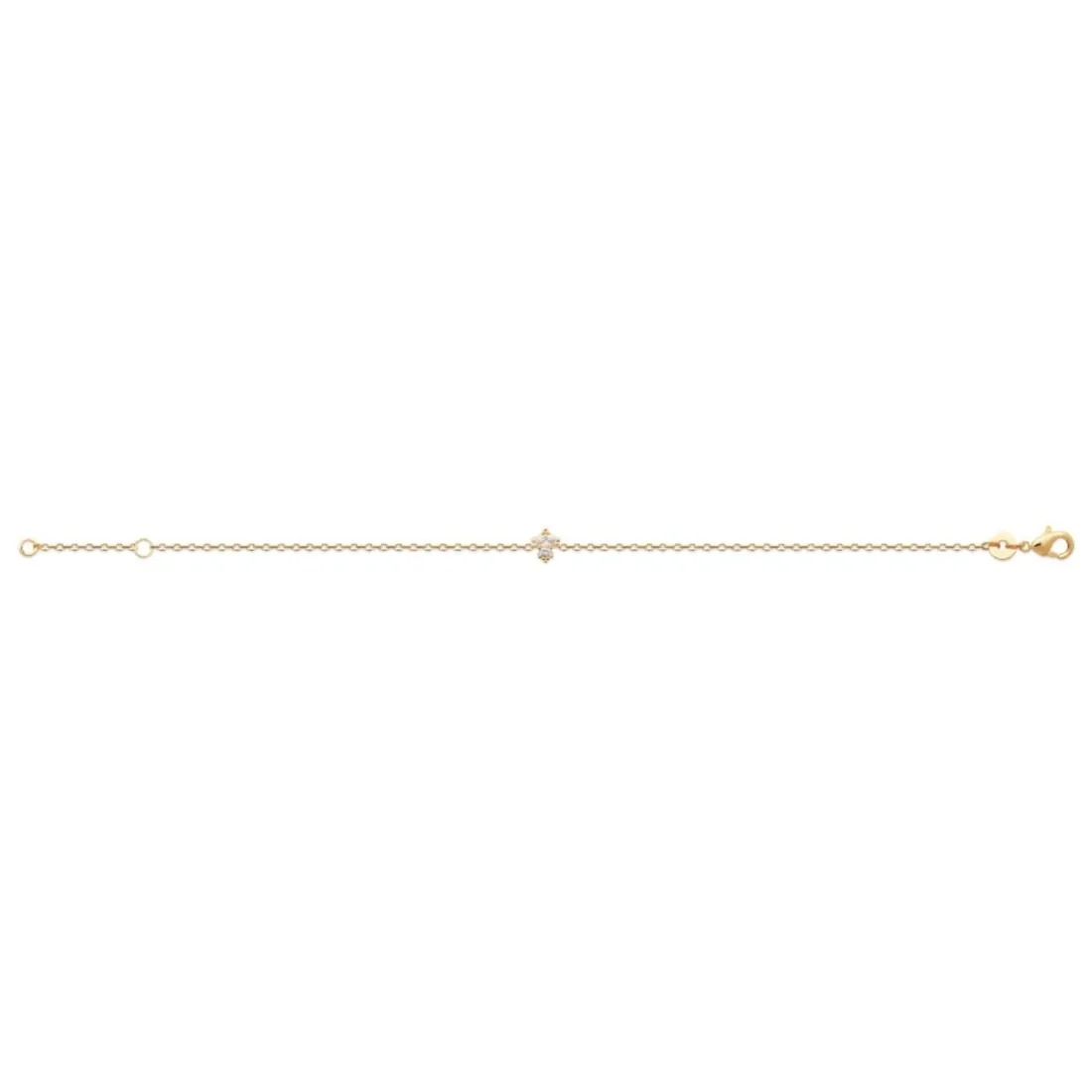 Bracelet femme oxyde de zirconium plaqué or Maison de la Bijouterie UW3W66ZV