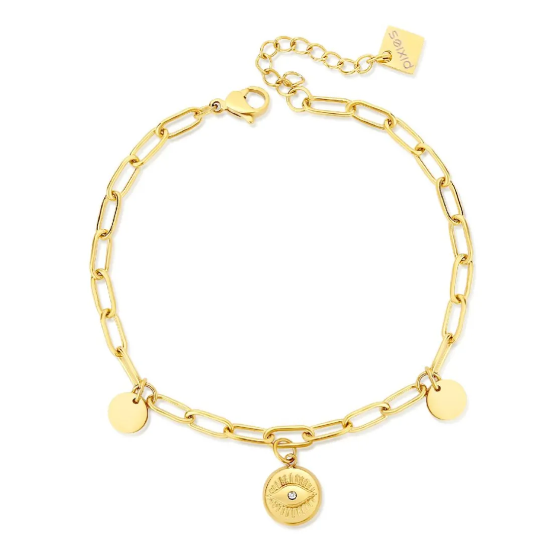 Bracelet Femme Pixies Bijoux - PBS0028-1WHZ Acier Blanc