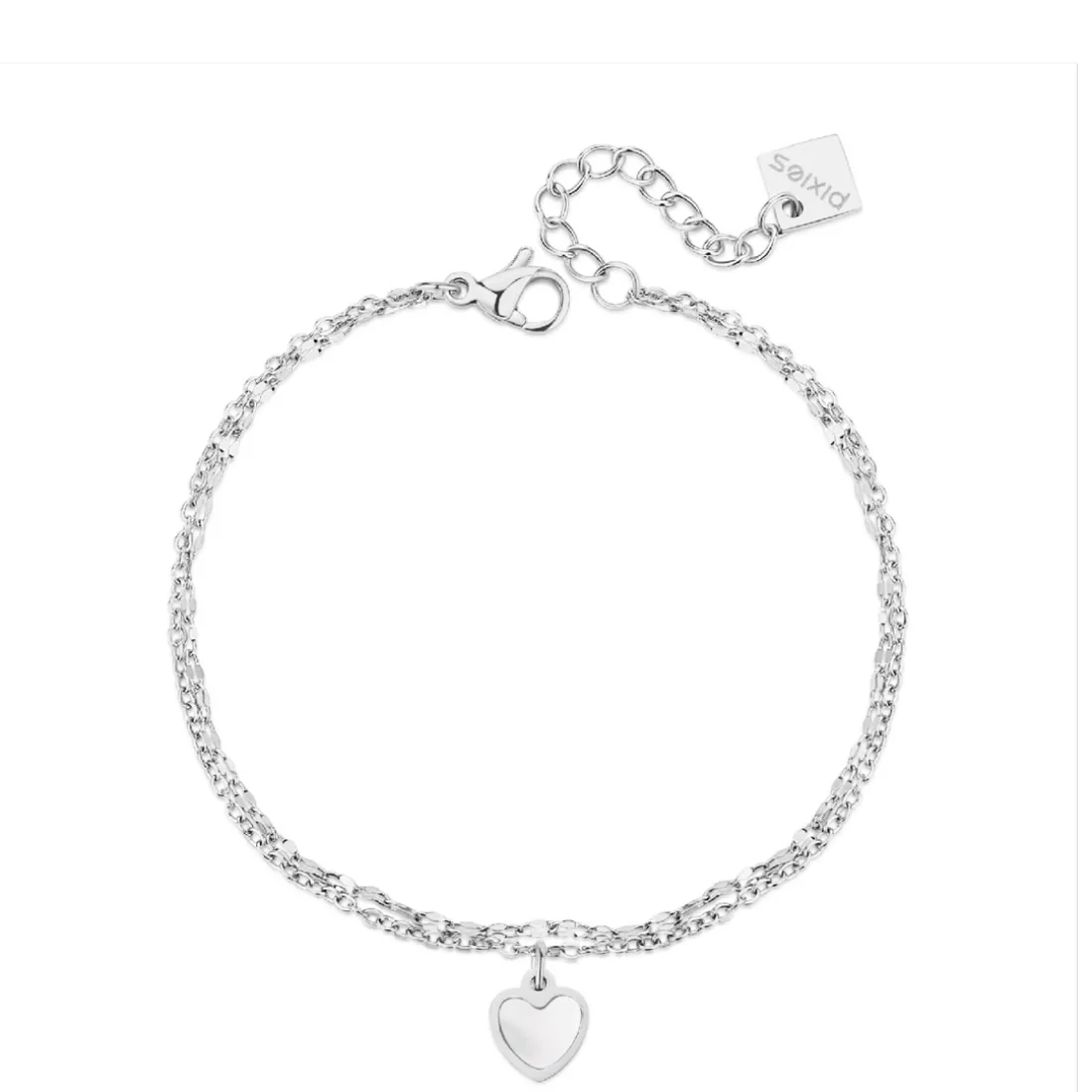 Bracelet Femme Pixies Bijoux - PBM0026-2MOP Acier Nacre