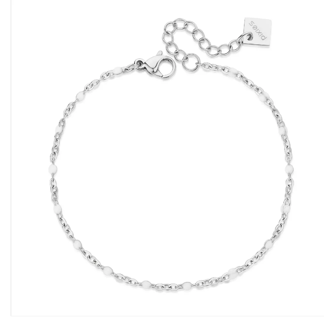 Bracelet Femme Pixies Bijoux - PBS0030-2WHT Acier Blanc