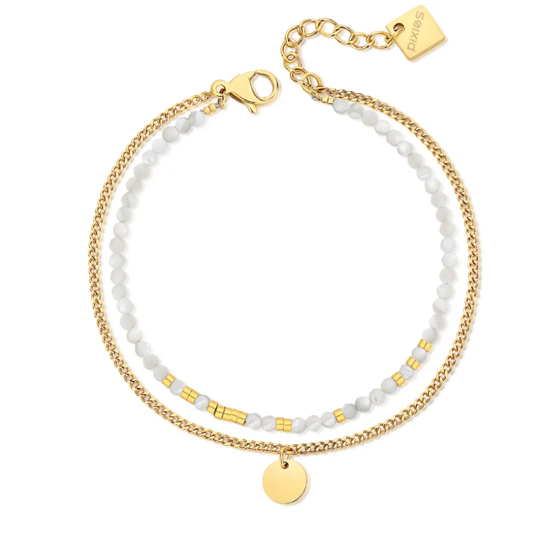 Bracelet Femme Pixies Bijoux - PBM0048-1MOP Acier Nacre