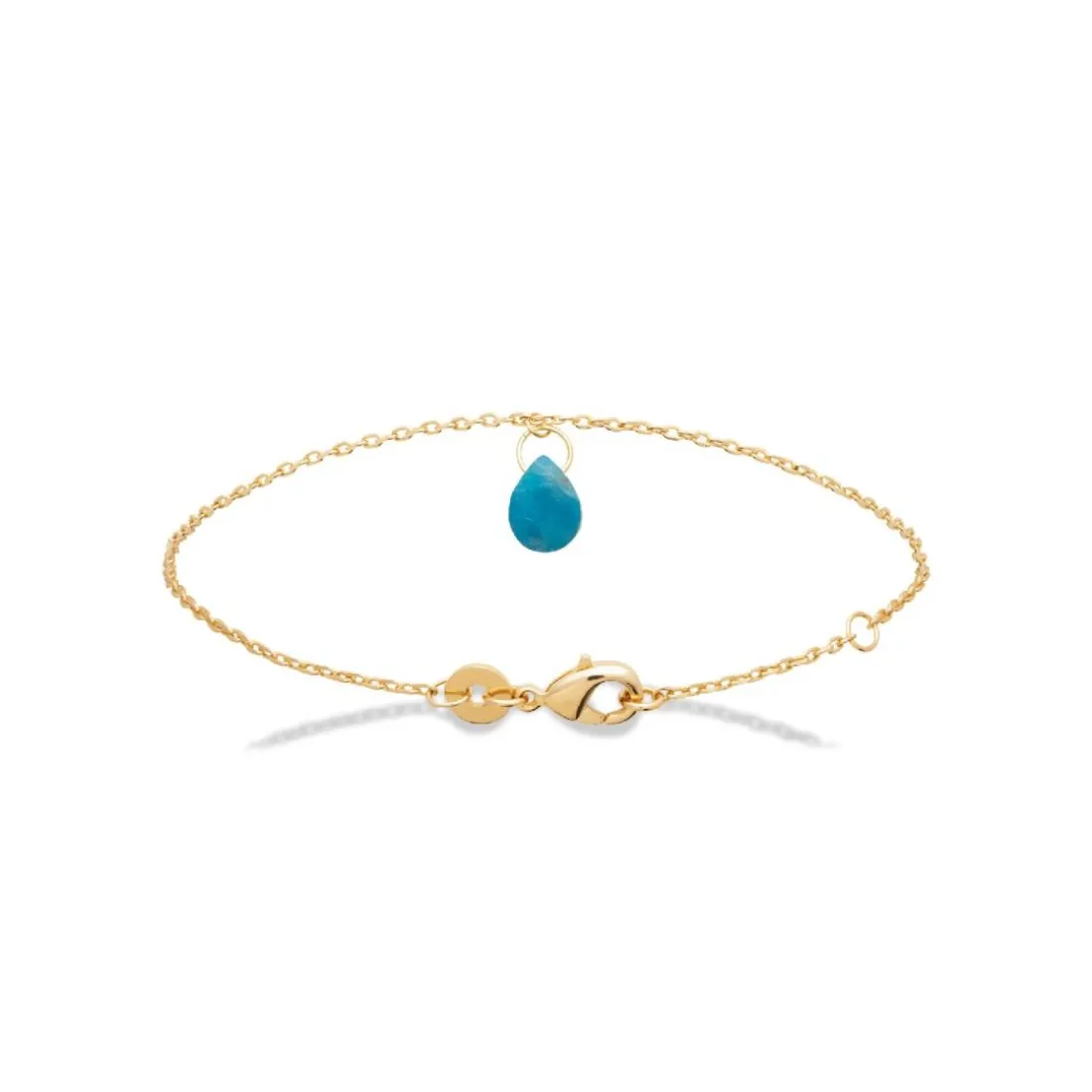 Bracelet femme plaqué or apatite Maison de la Bijouterie UW40Y0ZV