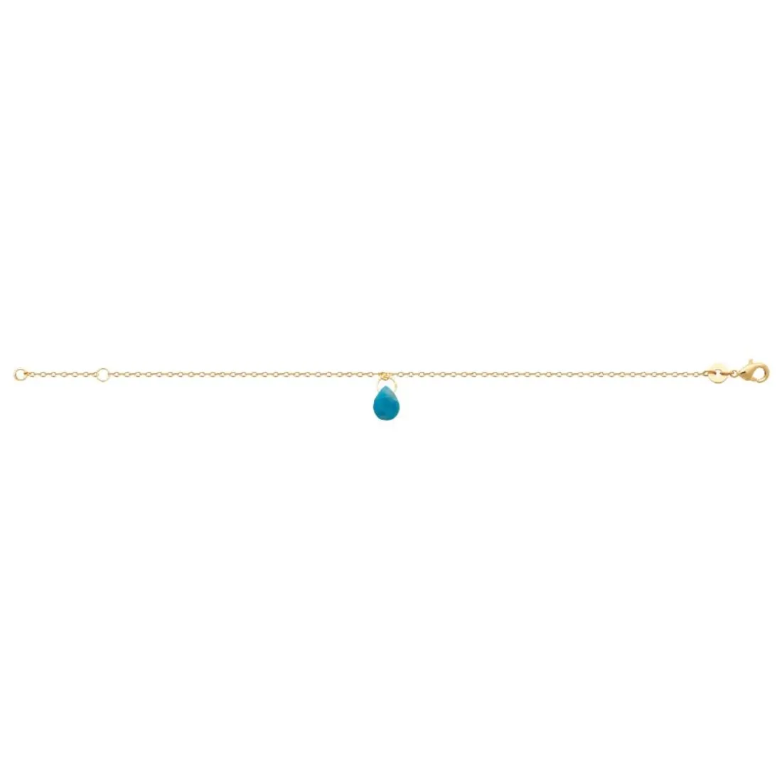Bracelet femme plaqué or apatite Maison de la Bijouterie UW40Y0ZV