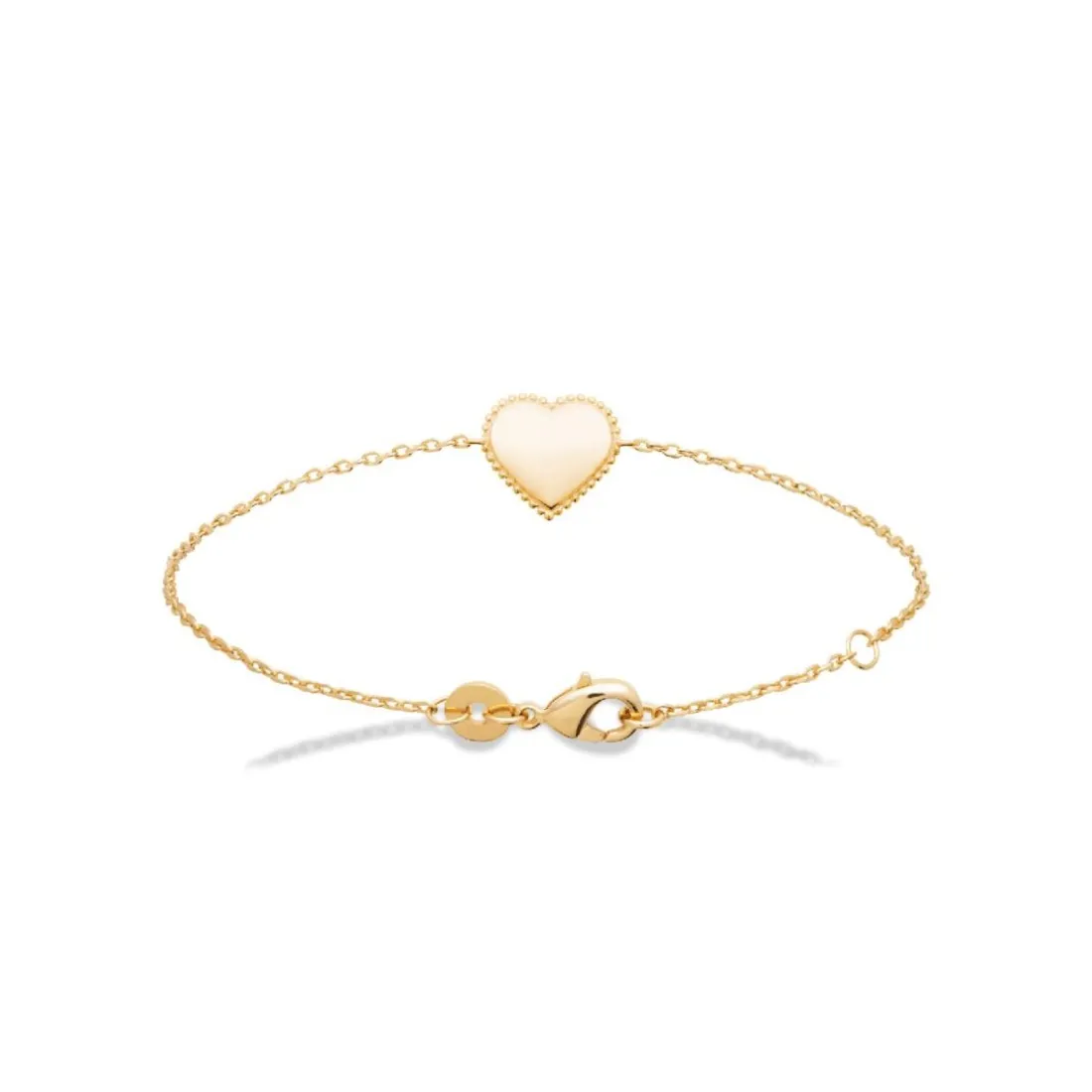 Bracelet femme plaqué or coeur Maison de la Bijouterie UYZW3WZV