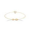 Bracelet femme plaqué or cœur oxyde de zirconium Maison de la Bijouterie UW3UV6ZV