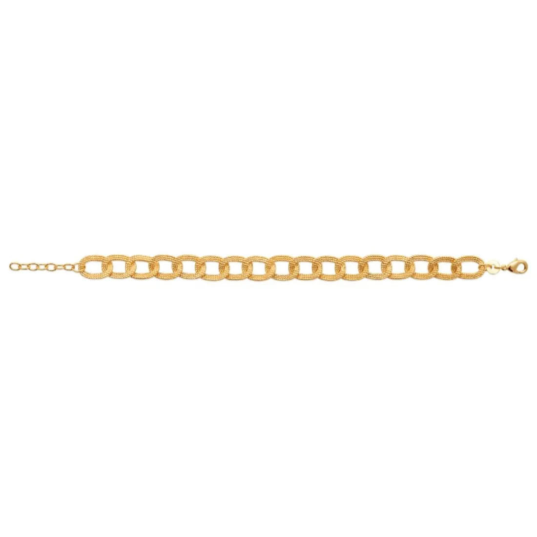 Bracelet femme plaqué or grosse maille fantaisie Maison de la Bijouterie UYZV4ZZV