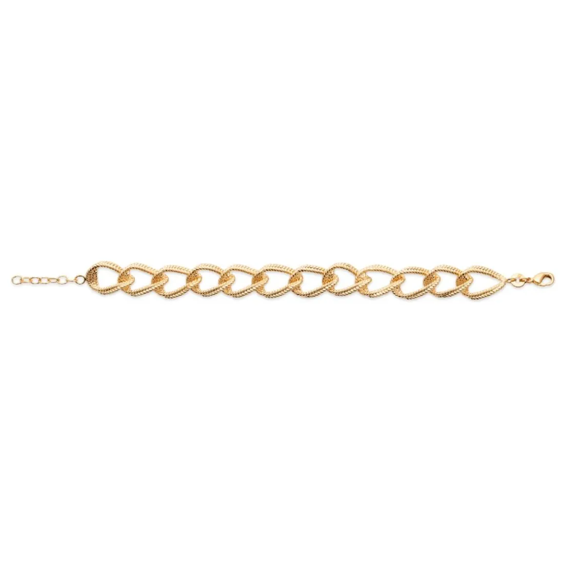 Bracelet femme plaqué or maille fantaisie Maison de la Bijouterie UYZV50ZV
