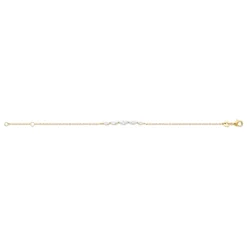 Bracelet femme plaqué or oxyde de zirconium Maison de la Bijouterie UW3U4VZV