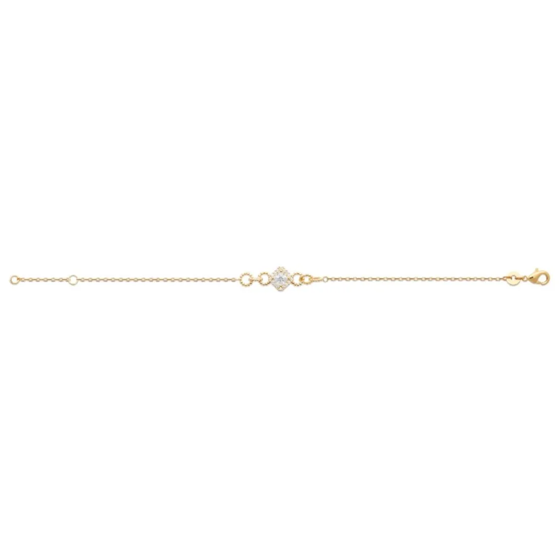 Bracelet femme plaqué or oxyde de zirconium Maison de la Bijouterie UW3U44ZV