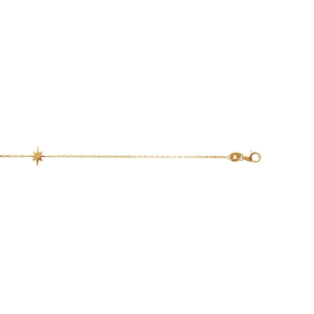 Bracelet femme plaqué or étoile Maison de la Bijouterie UYZ40WZV