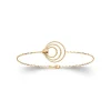 Bracelet femme plaqué or triple rond Maison de la Bijouterie UYZ6Y6ZV