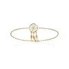 Bracelet femme plaqué or turquoise serti clos - UWZW5WZV