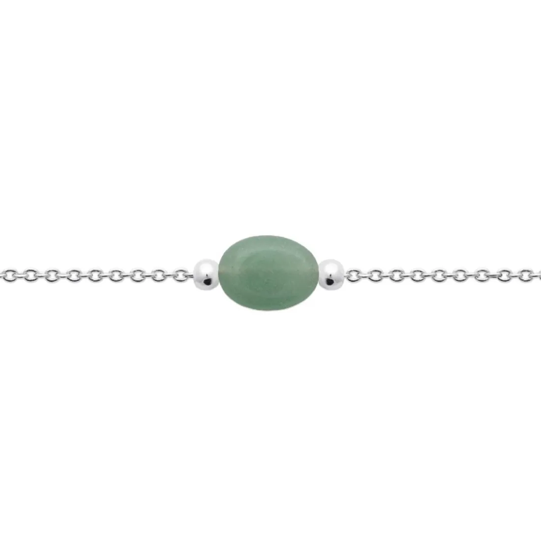 Bracelet femme quartzite vert argent Maison de la Bijouterie VW3YV4ZV
