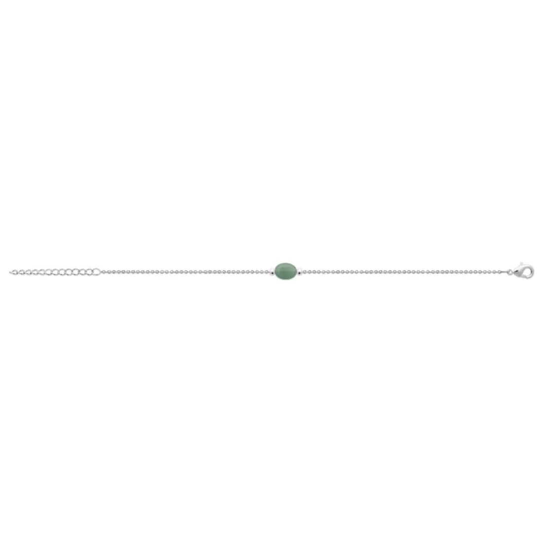 Bracelet femme quartzite vert argent Maison de la Bijouterie VW3YV4ZV
