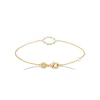 Bracelet femme serti clos plaqué or Maison de la Bijouterie UW4045ZV