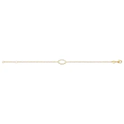 Bracelet femme serti clos plaqué or Maison de la Bijouterie UW4045ZV