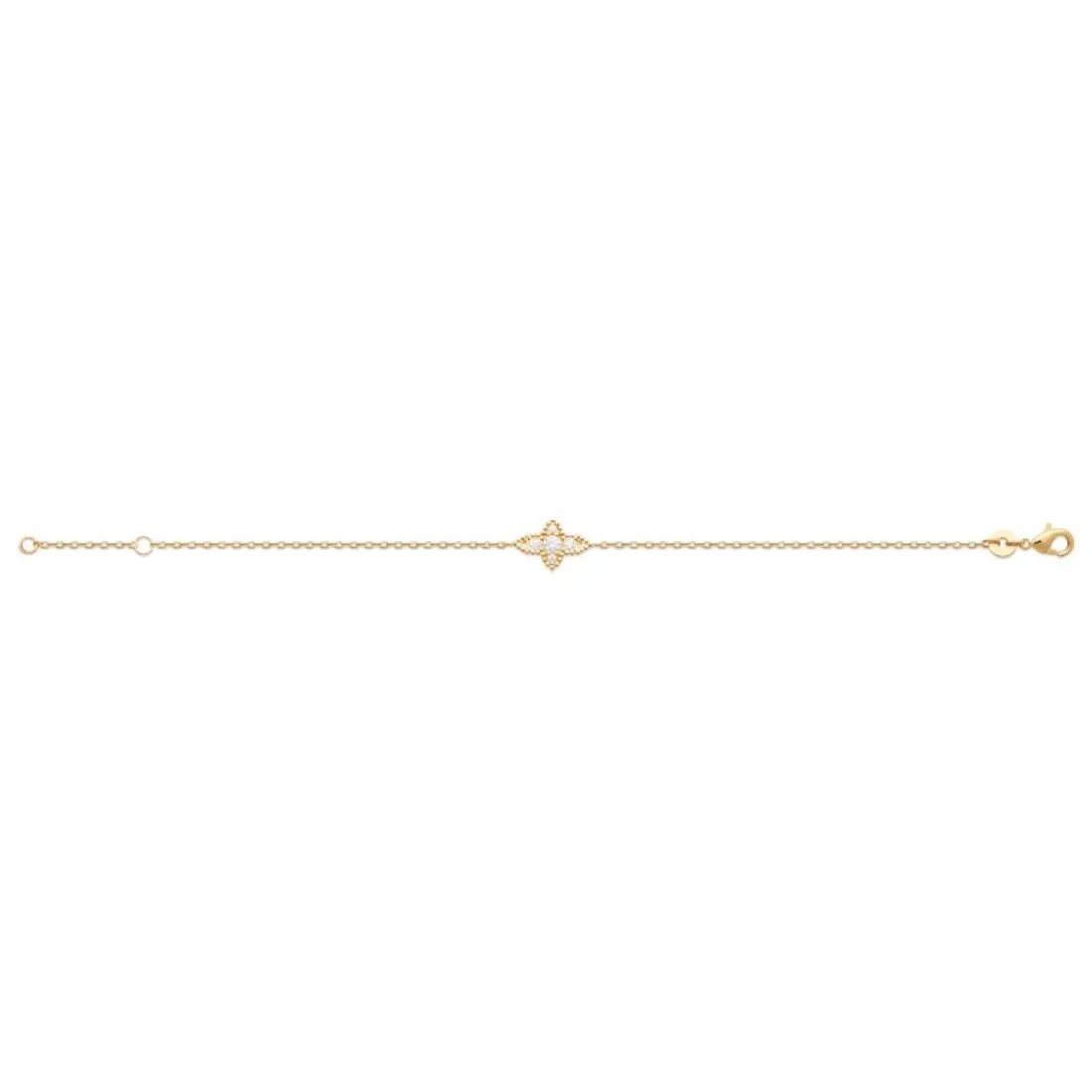 Bracelet femme serti clos plaqué or Maison de la Bijouterie UW405YZV