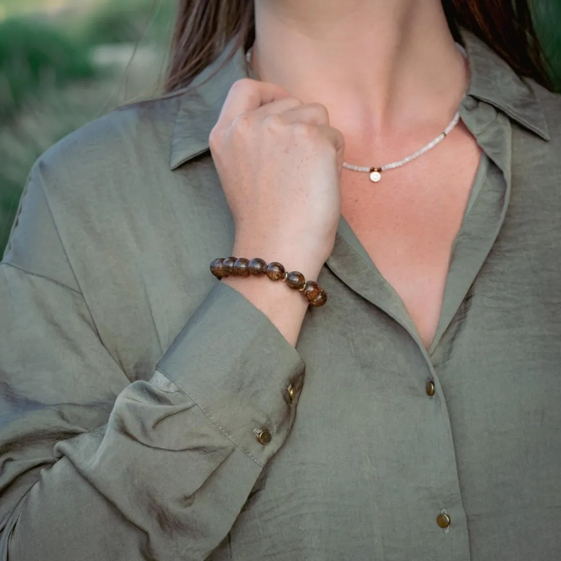 Bracelet Femme Sloya Kamelia Bronzite
