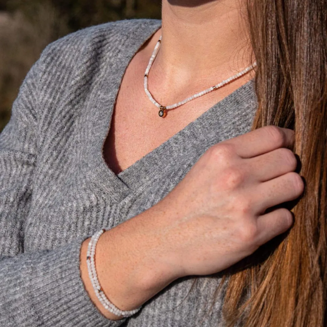 Bracelet Femme Sloya Lumia pierres de Lune