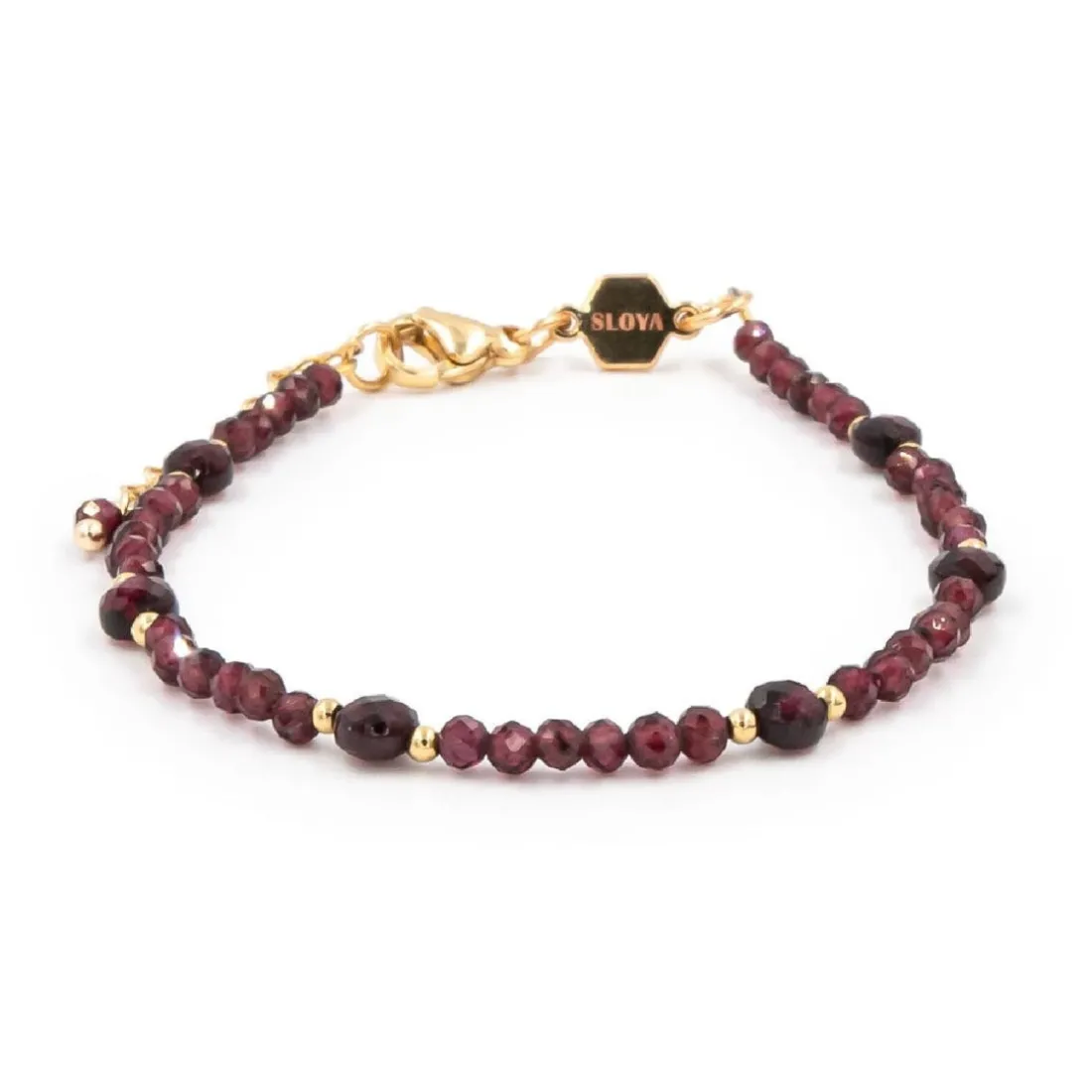 Bracelet Femme Sloya Paloma Grenat