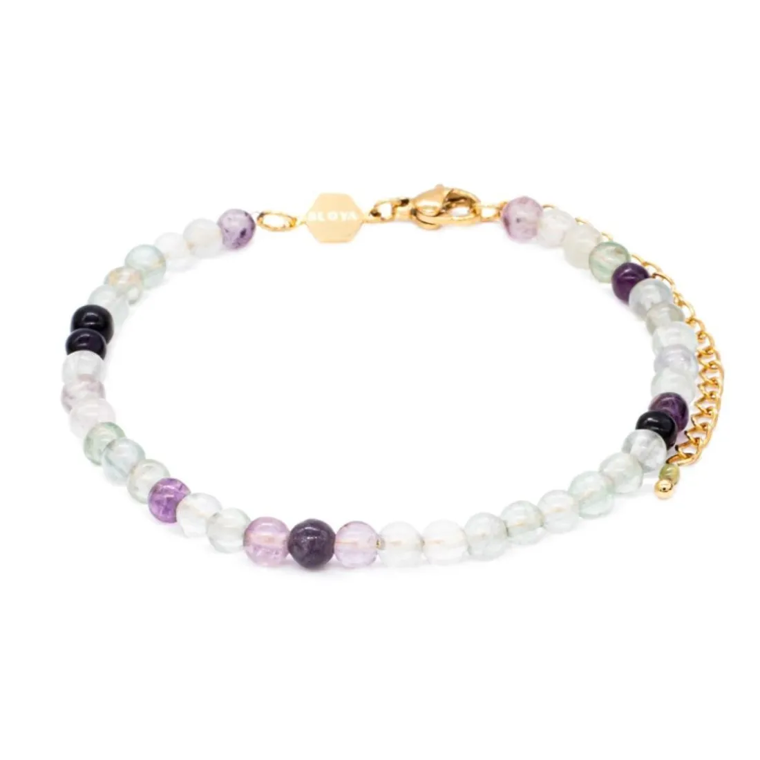 Bracelet Femme Sloya Serena en pierres Fluorite