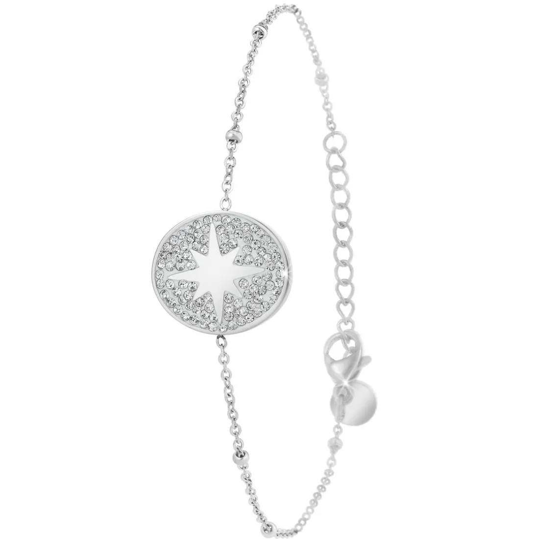 Bracelet Femme So Charm - B4004-ARGENT-BLANC - Bracelet Mode Argenté