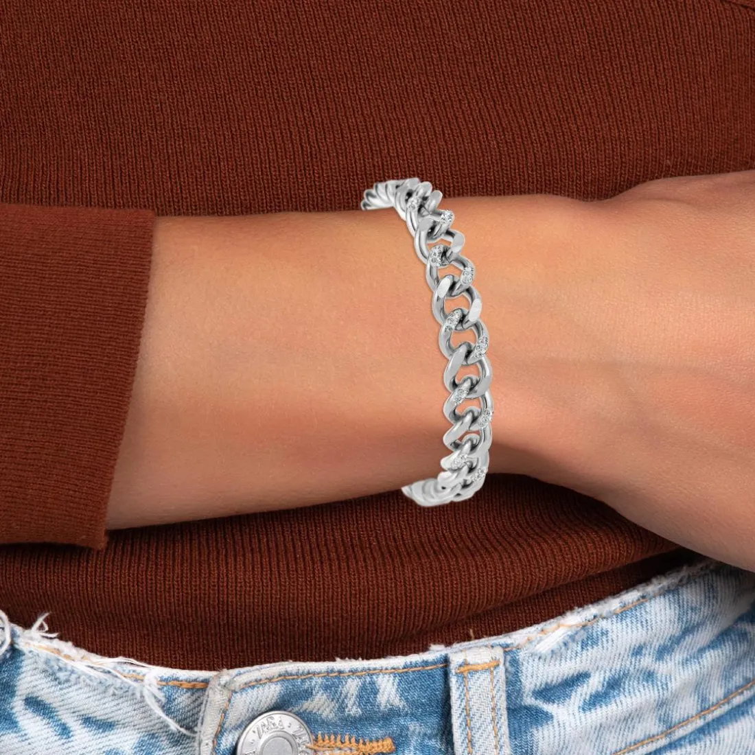 Bracelet Femme So Charm - B3051-ARGENT - Bracelet Mode Argenté