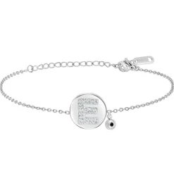 Bracelet Femme So Charm - BD2693-ARGENT-E-DIAMANT - Bracelet Argenté Lettre