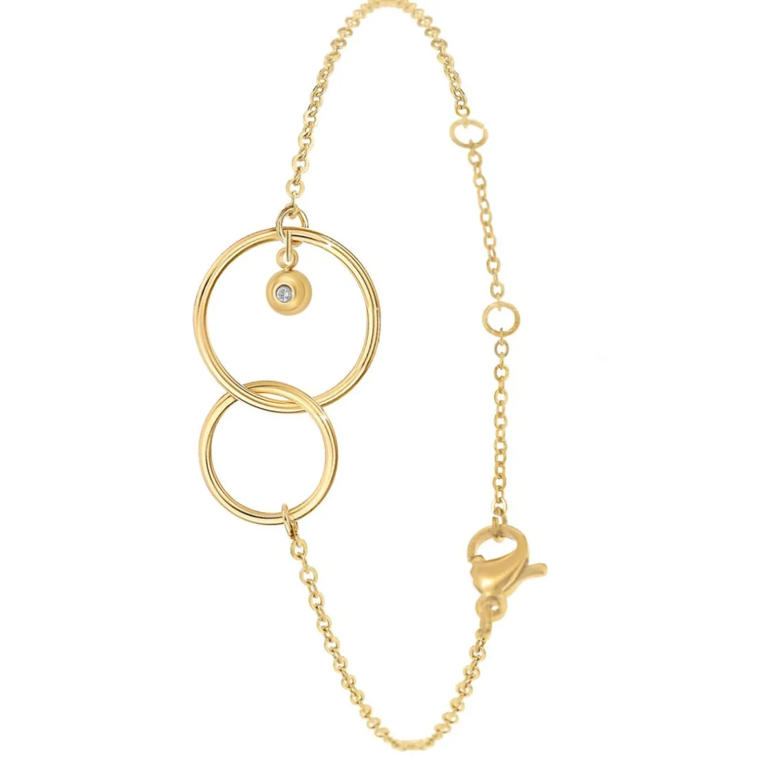 Bracelet Femme So Charm - BD2288-DORE-DIAMANT - Bracelet Mode Doré