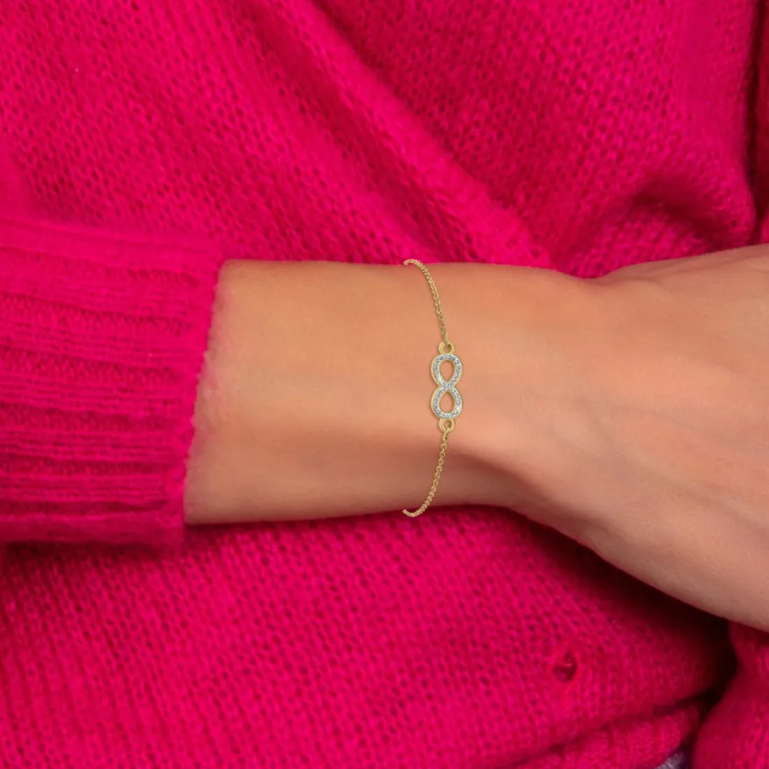Bracelet Femme So Charm - B3374-DORE - Bracelet Infini Doré