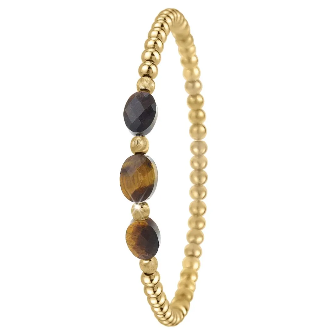 Bracelet Femme So Charm - B4173-MARRON - Bracelet Mode Doré