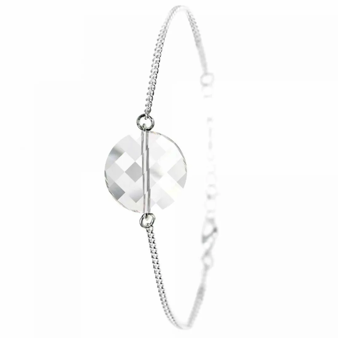 Bracelet Femme So Charm - BS002-SB048-CRYS Métal Argent