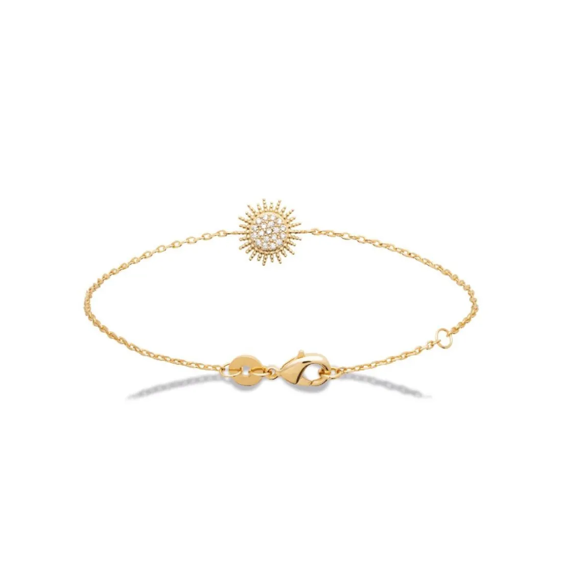 Bracelet Femme Soleil Plaqué Or - UW3Y5WZ