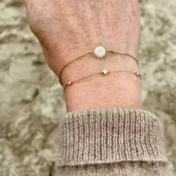 Bracelet Femme Soleil Plaqué Or - UW3Y5WZ